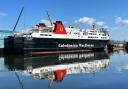 MV Isle of Lewis, pictured at Dales Marine in Greenock earlier this year, is among the CalMac vessels most likely to be released from service when six new ships join the fleet