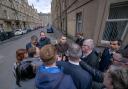 Douglas Ross was grilled by reporters on a visit to the King's Theatre in Edinburgh