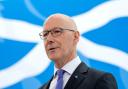 SNP First Minister John Swinney on the General Election campaign trail