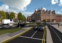 The works will see an upgraded road layout on the street
