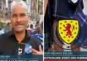 German TV channel Welt was reporting on Scotland fans at the Euros when a kilt was lifted ...