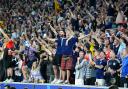 Scotland fans during the Switzerland match in Cologne