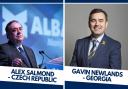 Gavin Newlands’ Georgia will come head-to-head with Alex Salmond’s Czechia