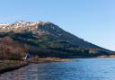 Thomas Hanlan was fishing on the island of Inchtavannach in Loch Lomond on Monday afternoon when he found an eight-foot snake skin in the water