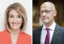John Swinney clashed with Kaye Adams over 'constant interruptions'