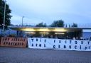 Activists blockaded the factory on Wednesday morning