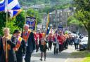 An Orange walk took place in Gourock on June 29