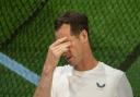 Andy Murray holds back the tears