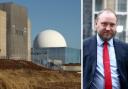 Sizewell B nuclear power station, and Labour's Scottish Secretary Ian Murray