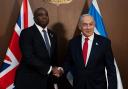 David Lammy with Israeli Prime Minister Benjamin Netanyahu