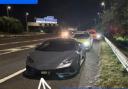 A Lamborghini was seized near Glasgow