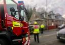 Firefighters spent several hours putting out a blaze in Fife