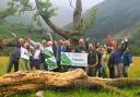 Members celebrate following the launch of the Nevis Nature Network