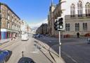 A sinkhole has led to disruption in Inverness city centre