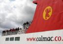 Generic photograph of passengers on board a CalMac ferry