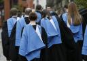 Stock image of Scottish graduates