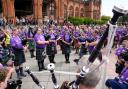 Pipers brought the noise to Glasgow