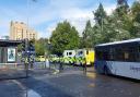 Person hit by bus as cops tape off road at Glasgow's Buchanan Bus Station