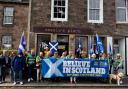 Pro-independence campaigners took to the streets of Inverness for a day of campaigning