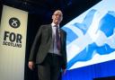 John Swinney pictured at the SNP conference in Edinburgh