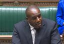 Foreign Secretary David Lammy speaking in the House of Commons