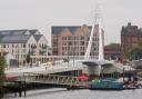 The new bridge officially opens to the public on Saturday