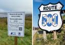 A sign pleading with people not to use a beauty spot as a toilet has been installed on the NC500