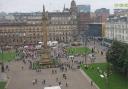 George Square at 11.10am on Saturday, September 7