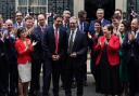 Scottish Labour MPs outside Downing Street after the General Election