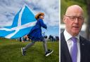 First Minister John Swinney hailed the 'independence generation' of young Scots