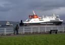 The Caledonian MacBrayne ferry MV Glen Sannox undergoing a sea trial