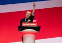 General Secretary of the Unite union, Sharon Graham speaks during a debate on cuts to the winter fuel allowance during the Labour Party Conference