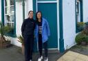 Daisy Yeung (right) and Lydia Man (left) recently ran Wigtown's Airbnb bookshop