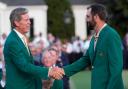 Augusta National chairman Fred Ridley (left) says the Masters will take place as scheduled despite the damage caused by Hurricane Helene (David J. Phillip/AP)