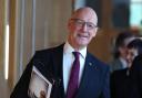 John Swinney in the Scottish Parliament