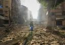 Smoke rises from the site of an Israeli airstrike in Dahiyeh, Beirut