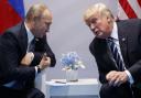 Vladimir Putin speaks to former US president Donald Trump