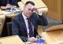 Leader of the Scottish Conservative Party Russell Findlay in the Scottish Parliament