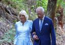 King Charles III and Queen Camilla during a tour of the Australian National Botanic Gardens