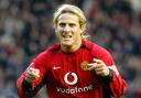 Uruguay forward Diego Forlan joined Manchester United in 2002