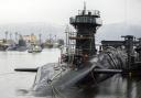 File photograph of a nuclear submarine at Faslane