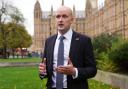 SNP Westminster leader Stephen Flynn speaks to the media after the Budget statement