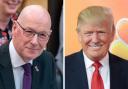 First Minister John Swinney responded after US presidential candidate Donald Trump intervened in the Scottish independence debate