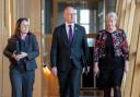 From left: Deputy First Minister Kate Forbes, First Minister John Swinney, and Finance Secretary Shona Robison