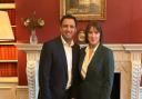 Anas Sarwar pictured with Chancellor Rachel Reeves