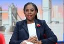 Kemi Badenoch pictured on the set of the BBC's Sunday with Laura Kuenssberg programme