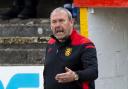 COATBRIDGE, SCOTLAND - MAY 20: Albion Rovers' manager Sandy Clark during the Scottish League two play-off final second leg between Albion Rovers and Spartans at Cliftonhill Stadium, on May 20, 2023, in Coatbridge, Scotland. (Photo by Sammy Turner / SNS