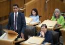 Scottish Labour leader Anas Sarwar pictured in the Scottish Parliament