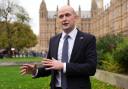 SNP Westminster leader Stephen Flynn speaks to the media outside the UK Parliament