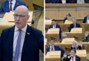 John Swinney was less than impressed with the Conservatives at FMQs